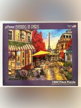 Evening in Paris 1000-Piece Puzzle - Colorful Paris Street Scene
